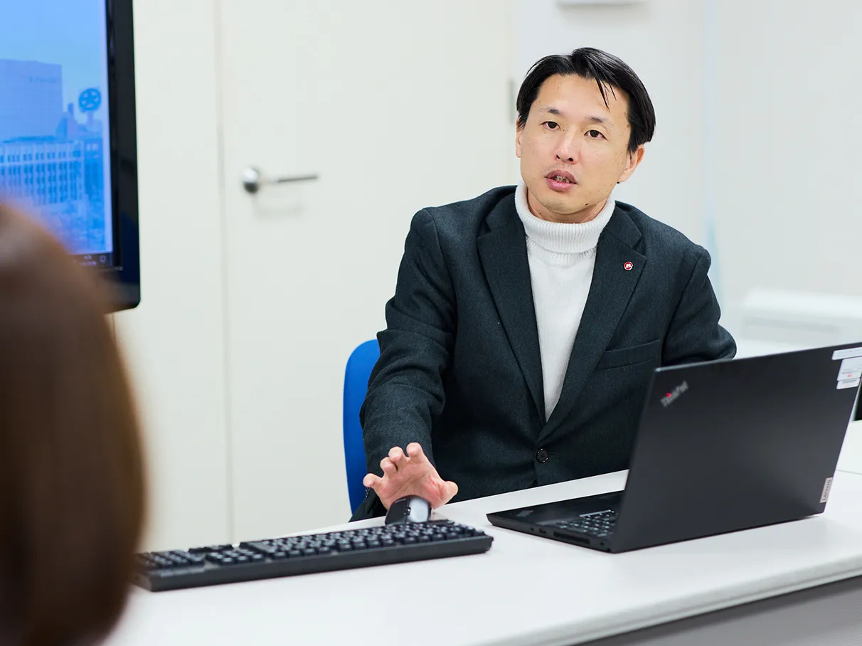 インタビュー写真