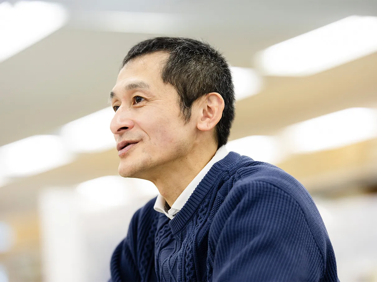 インタビュー写真